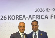 Wasiirka Arrimaha Dibadda Soomaaliya oo Magaalada Seoul kula Kulmay Dhiggiisa Dalka Masar