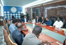 Wasiirka Arrimaha Dibadda oo La Kulmay Agaasimeyaasha Waaxyaha Wasaaradda