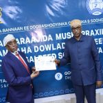 Shariif Xasan Sheekh Aadan oo guddoomay Shahaadada Musharaxnimada