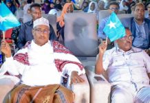 Wasiirka Arrimaha Gudaha XFS oo ka qayb galay kulan dadweyne oo lagu qabtay Xarunta Degmada Shingaani