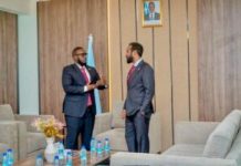 Ergeyga Gaarka ah ee Madaxweynaha JFS oo kulan la qaatay Wasiirka Dhalinyarada iyo Isboortiga