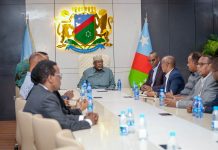 Hoggaamiyaha Koonfur Galbeed Soomaaliya oo kulan la qaatay Guddiga Qabanqaabada Caleema-saarka