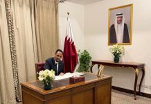 Safiirka Dowladda Soomaaliya ee New Dalhi u jooga oo booqasho Tacsi ah ku tegay Xarunta Safaaradda Dowladda Qatar ee Magaaladaasi
