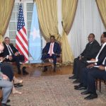 Wasiirka Arrimaha Dibadda XFS oo Qaahira kula kulmay Lataliyaha sare ee MD Trump