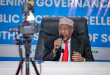 Hoggaamiyaha Dowlad Goboleedka Koonfur Galbeed oo soo xiray Shirka banbaxa Golaha Wasiirrada