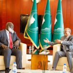 Guddoomiyaha Gudiga Midowga Afrika iyo Wakiilka Gaarka ah ee Midowga Afrika ee Soomaaliya oo Addis Abab kulan ku yeeshay