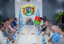 Hoggaamiyaha Koonfur Galbeed oo shir-guddoomiyay shir looga hadlayay xaaladaha degmooyinka maamulkaas