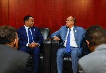 Wasiirka Wasaaradda Arrimaha Dibadda oo Kulan La qaatay Guddoomiyaha Guddiga Midowga Afrika