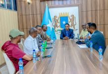 Wasiirka Warfaafinta XFS oo la kulmay Hoggaanka Dalladda Midowga Dalxiiska iyo Duulimaadyada Soomaaliyeed (SATTA)