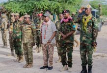 Wasiirka gaashaandhigga oo kormeer ugu tagay ciidamada ku sugan degmada Cadale