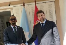 Safiirka Soomaaliya ee Serbiya oo qaabilay guddoomiye ku xigeenka Baarlamanka dalkaas