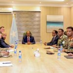 Madaxweyne Xasan Sheekh oo la kulmay taliyaha Ciidanka Maraykanka ee AFRICOM