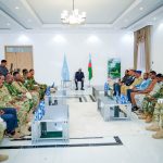 Hoggaamiyaha Dowladda Koonfur Galbeed Soomaaliya oo Guddoomiyey Shirka Amniga Maamulkaasi