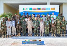 Shirka Khubarada Militari ee Dalalka Ciidamada ku taageera Midowga Afrika oo ka furmay Magaalada Muqdisho