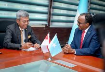 Wasiiru-Dowlaha Wasaaradda Arrimaha Dibadda oo Qaabilay Danjiraha Dowladda Indonesia