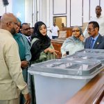Guddoomiyaha KMG ah ee Golaha Shacabka oo kormeertay Goobta loo diyaariyey Doorashada Guddoomiyaha Golaha Shacabka ee JFS