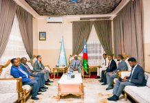 Hoggaamiyaha Koonfur Galbeed oo la kulmay Madaxa Xafiiska Siyaasadda Qaramada Midoobay ee Soomaaliya