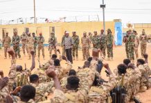 Wasiirka Gaashaandhigga iyo Taliyaha CXD oo Booqday Xerada Danab ee Gaalkacyo