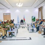 Hoggaamiye Aadan Madoobe oo guddoomiyey Shirka Amniga ee Deegaannada Koonfur Galbeed Soomaaliya