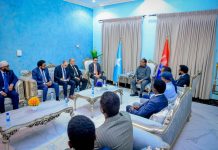 Duqa muqdisho oo qaabilay danjiraha cusub ee Aljeeriya u fadhiya Soomaaliya