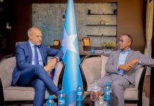 Guddoomiyaha Hay’adda SoDMA oo la kulmay wakiilka cusub UNDP ee Soomaaliya