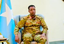 Taliyaha ciidanka dhulka oo gaaray Dhuusamareeb