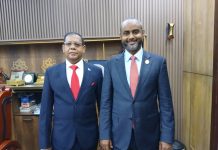 Guddoomiyaha Golaha Shacabka oo qaabilay siyaasiga iyo diblomaasi hore Qaasim Axmed Nuur