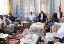Guddoomiyaha Golaha Shacabka oo ka qeyb galay kulan ay ku maamuuseen Safiirada Dowladaha Carabta u fadhiya Soomaaliya
