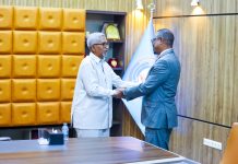 Guddoomiyaha Aqalka Sare ee BJFS oo Maanta Xafiiskiisa ku qaabilay Safiirka Cusub ee Dowladda Jabuuti u fadhiya Soomaaliya