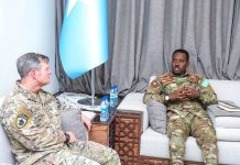 Taliyaha Ciidanka Xoogga oo qaabilay Taliyaha Howlgallada Gaarka ah ee Mareykanka ee Afrika