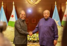 Madaxweyne Xasan Sheekh iyo dhiggiisa Dalka Jabuuti oo ka wada hadlay xoojinta Iskaashiga Labada Dal