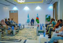 Sheekh Aadan Madoobe oo guddoomiyay kulan looga hadlayay u diyaargarowga saamaynta El-nino