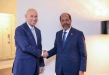 Madaxweyne Xasan Sheekh oo kulan la yeeshay kaaliyaha xoghayaha arrimaha dibadda Maraykanka