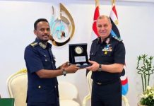 Taliyaha Ciidamada Cirka Soomaaliyeed oo la kulmay dhiggiisa Masar