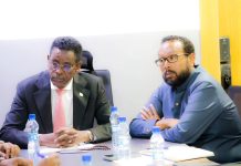 Wasiirka amniga oo kormeeray garoonka diyaaradaha Aaden Cadde