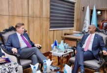 Guddoomiyaha Golaha Shacabka oo qaabilay Safiirka Midowga Yurub ee Soomaaliya