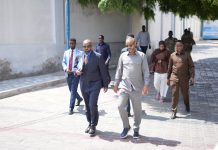 Guddoomiyaha Golaha Shacabka BJFS oo kormeeray qeybo ka mid ah xarunta Villa hargeysa oo ay ka socdaam howlo dib-u-dhis Dayactir ah