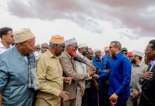 Wafdi uu hoggaaminayo Ra’iisul Wasaare xamse oo gaaray degmada Balanballe ee gobolka Galgaduud