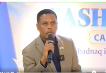 Wasiirka Warfaafinta XFS oo boogaadiyay xubnihii ka qeyb-qaatay Bandhiggii Dalxiiska Soomaaliyeed