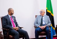 Guddoomiyaha Golaha Shacabka ee BJFS oo la kulmay Dhiggiisa Tanzania